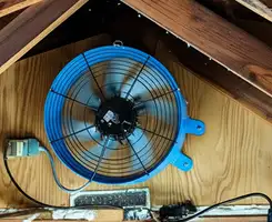 attic fan services with installed attic ventilation fan system in Seattle, WA